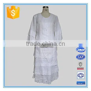 Ladies Office Skirt Suit With Embroidery thumbnail-1