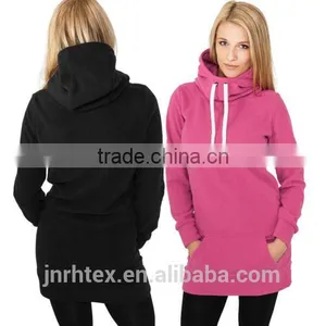 Custom Cheap Thick Long Polar Fleece Hoodies thumbnail-1