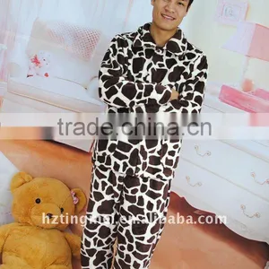 Men Polyester Printing Coral Fleece Pajama thumbnail-1
