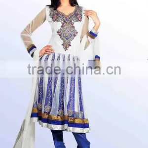 Ladies Churidar Suits thumbnail-2