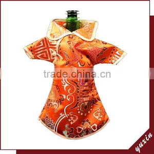 Fashion Most Popular High Quality Christmas Wine Bottle Cover WB1-029 thumbnail-1