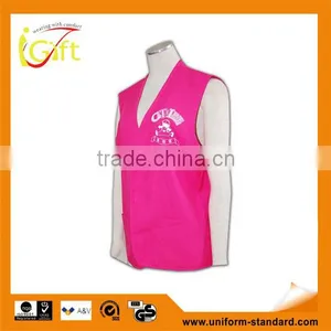 China Manufactory High Quality Vivid Color Unisex Tailored Front Open Vest thumbnail-1