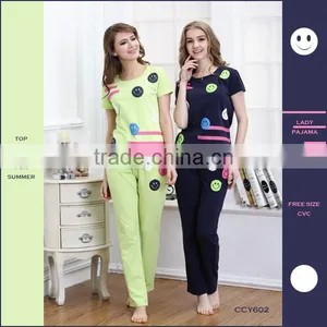 Wholesale Cotton Pajamas Printing Design for Women thumbnail-1