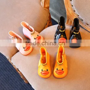 Cute Duck Design Kids Rain Boots thumbnail-5