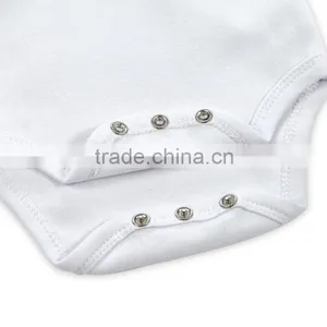 OEM Logo 100% Cotton White Baby Boy Rompers Baby Long Sleeve Jumpsuit Bodysuit Newborn Sleep Gown thumbnail-6