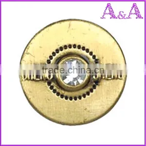 Custom Stone Jeans Buttons With Rhinestone for Apparel Various Designs Customized thumbnail-5