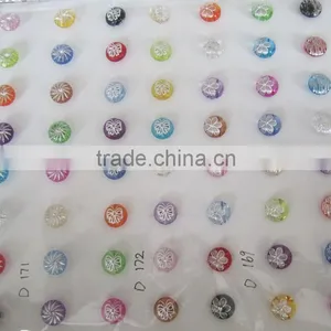 Low Price Decorative Clear Acrylic Crystal Button thumbnail-3