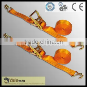 Car Tow Dolly in Ratchet Tie Down Lashing Strap Cam Buckle Cargo Lashing Best Price Made by PES or PP thumbnail-2
