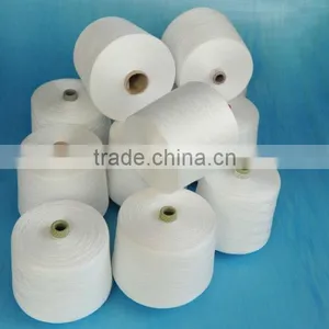 100pct Spun Polyester Yarn Raw White Polyester Sewing Thread thumbnail-1