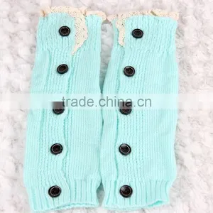 High Quality Kids Acrylic Leg Warmer, Kids Knitted Boot Socks thumbnail-3