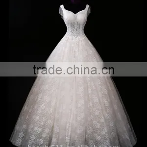 Wedding Gowns 2017 BridalNew Style Sweetheart Mermaid Chiffon Off-shoulder Mermaid Lace Wedding Dress A150 thumbnail-2