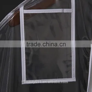 Custom Printed Plastic Wedding Dress Garment Bags Suit Bags WB12 thumbnail-4