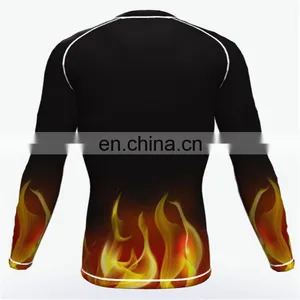 Fitness Sublimated Rash Guard Custom Logo thumbnail-4