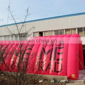 Costomized New Style Multicolor Giant Entrance Inflatable Tunnel Tent for Sale thumbnail-4