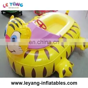 Waterpark Kids Inflatable Motorized Water Toy Battery Animal Tiger Bumper Boat thumbnail-2