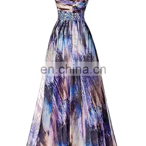 2016 Grace Karin Strapless Chiffon Ball Gown Multi Colors Prom Dress GK000036-1 thumbnail-3