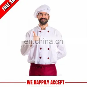 High Quality Custom Logo Printed Chef Coat thumbnail-1