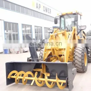 Factory Direct Supply Loader With Snow Plough , Snow Blower Wheel Loader thumbnail-4