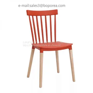 Best Price Modern Comfortable Cheap Outdoor Stackable Plastic Chair thumbnail-3