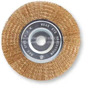 Crimped Wire Flat Wheel Brush thumbnail-1