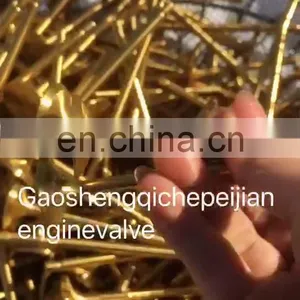Material Suh35 Stainless Steel Intake Valve Exhaust Valve for Cat D346 353 349 3208 D342c D342C D349 3406 3306 Engine Valve thumbnail-1
