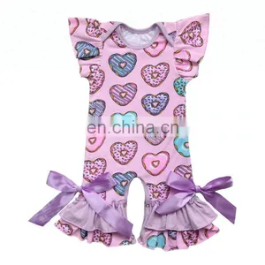 Boutique Clothing for Kids Baby Girl Clothes Soft Cotton Newborn Baby Romper thumbnail-1