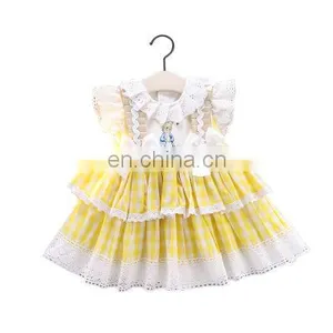 Baby Girl Summer Yellow Rabbit Princess Lolita Dress for Girls Easter Birthday Party thumbnail-1