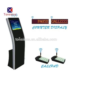 Bank/Hospital/Government17inch 19inch Queue Management System QMS KY114A Floor Stand Ticket Dispenser thumbnail-2