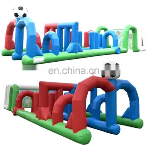 Inflatable Soccer Football Dribble Wipeout Game Fun Carnival Games For Sale thumbnail-1