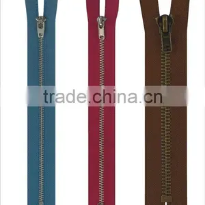 Quality No.3 New Fashion Jeans Brass Metal Zipper for Jackets thumbnail-1