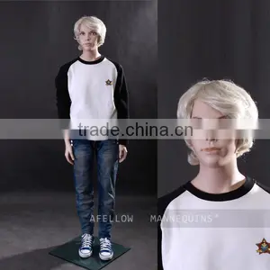 Fiberglass Children Mannequin Boys Mannequins Realist Kids Dummy Manikin SK05 thumbnail-1