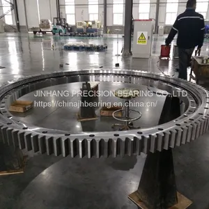 Offer 013.32.1405 Four Point Contact Ball Slewing Bearing With Internal Gear 1525X1235X119mm thumbnail-1
