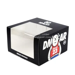 Creative Design Baseball Hat Packaging Box With Clear Window Design. thumbnail-2