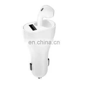 Universal Mobile Phone Accessory Wireless Mono Headphone for Cell Phone Mono Earphone With Charging Box thumbnail-1