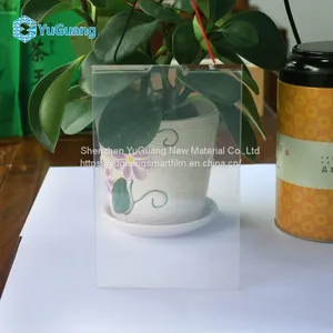 PDLC Self Adhesive Smart Film Tint Smart Intelligent Privacy Switchable Glass for Hotel Bathroom Window Door thumbnail-5