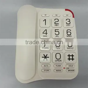 Simple Speed Dial Emergency Button Corded Big Button Phone thumbnail-3