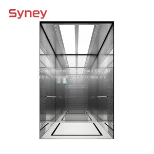China Good Price Mirror Gearless Traction Product Panoramic Villa Home Residential Passenger Elevator Lift thumbnail-1