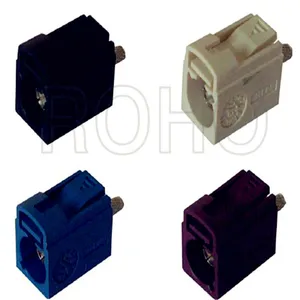 Straight Blue/Gray/White Color RF Fakra Connector for Rg58/174/316 Cable thumbnail-3