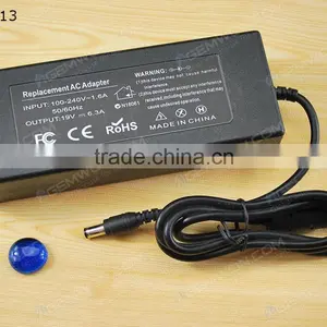High Copy Laptop AC Power Adapter for TOSHIBA 19V 6.3A 6.3*3.0mm 120W thumbnail-2