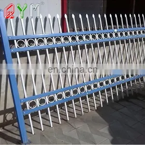 Cheap Wrought Iron Fence Steel Welded Picket Fence thumbnail-1