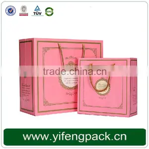 Fashion Square Bottom China Design Advertising Paper Bag thumbnail-3