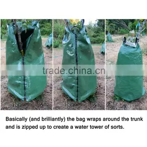 Premium Quality 20 Gallon Tarpaulin Tree Watering Bag With Heavy Duty Zipper, Slow Release Watering Bag for Tree Drip Irregation thumbnail-3