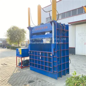 Metal All Steel Plate Vertical Hydraulic Packer for Waste Recycling Station of Aluminum Alloy Iron Plate Compressor thumbnail-2