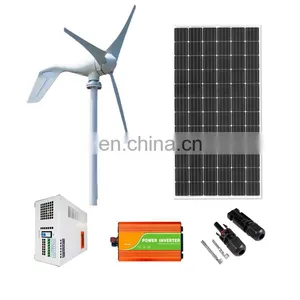 24V 48V 400W-1000W Solar Panel Wind Generator for Household Wind and Solar Dual-use System Solar Panel With Battery thumbnail-1