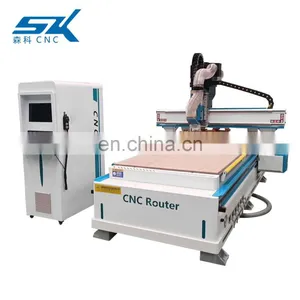 1325 1530 1360 ATC WOOD CNC Router With Straight Line Tool High-End Specification Wood Door Making CNC Cutting Machine thumbnail-3