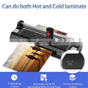 Factory Price Best Selling Small Office Equipment A3 Disktop Laminator thumbnail-3