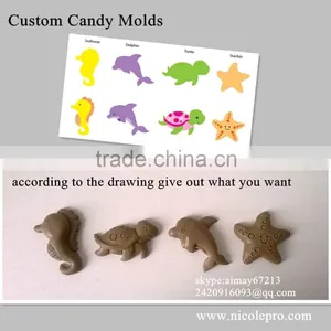 Nicole Silicone Mold Professional Manufacture Custom Hard Candy Bar Mold thumbnail-1