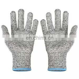 13G HPPE Anti Cut Safety Kitchen CE Food Garden Anti Cut Resistant Level 5 Working Gloves for Carpenter Meat thumbnail-2