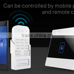 Gold 1Gang Crystal Glass Panel Touch Smart Home Wall Switch thumbnail-4