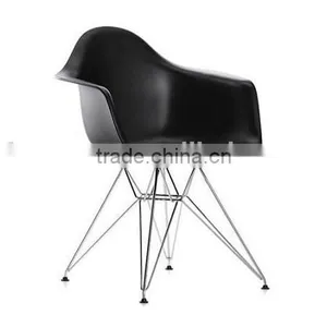 DAR Series pp Plastic Stainless Steel Leg Cafe Chairs thumbnail-4